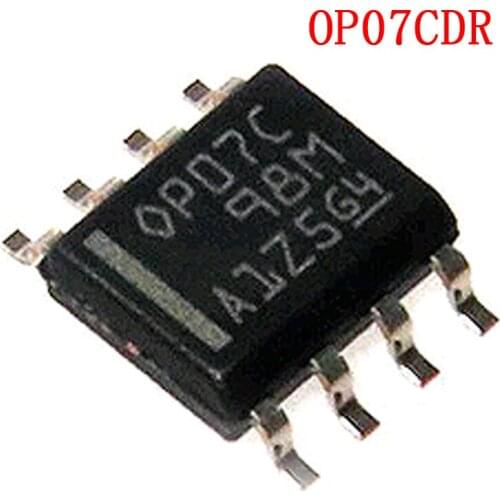 10PCS OP07CDR SOP8 OP07C SOP OP07 SOP-8 SMD new and original IC