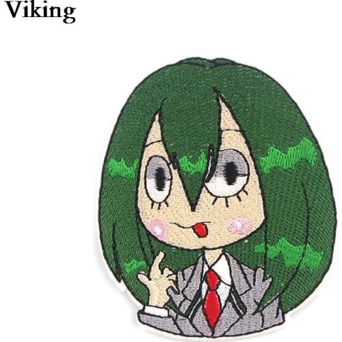 20pcs/set My Hero Academia Iron On Embroidery Patches Sewing Fabric Cute Sew On Patch Diy Costumes Accessories G0478