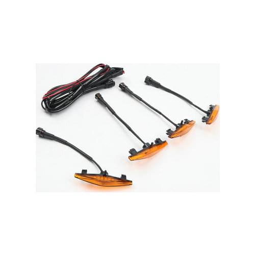 4pcs Grille Led Amber Lights For Toyota 4Runner TRD Pro 2014 - 2021