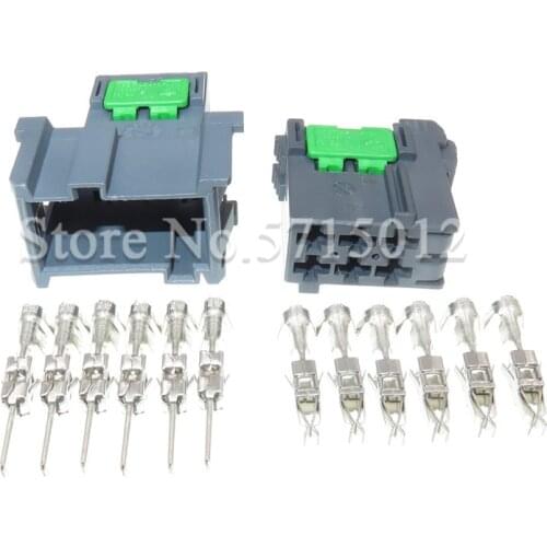 6 Hole 1-965641-3 1-965640-3 Auto Audio Socket BCM Computer Amplifier Plug Female Male Connector For Benz BMW Porsche