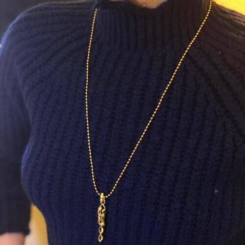 GULCE DERELI, SOULMATE CHARM CHAIN NECKLACE, CHAIN NECKLACES, CHARM NECKLACES, GIFT BOX, GOLD/SILVER PLATED