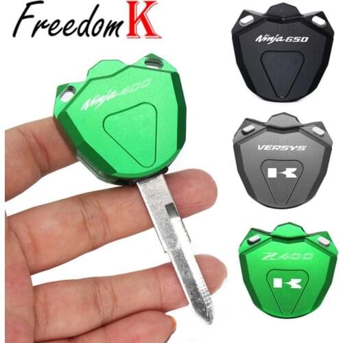 For KAWASAKI NINJA400 NINJA650 NINJA 400 650 Z400 Z750 Z800 Versys 650 Motorcycle CNC Key Cover Cap Creative Keys Case Shell