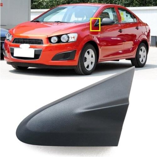 Lofty Richy For Chevrolet Aveo 2011-2014 Side Rear view mirror Window triangle cover Trim Corner Triangle Molding Window Bezel