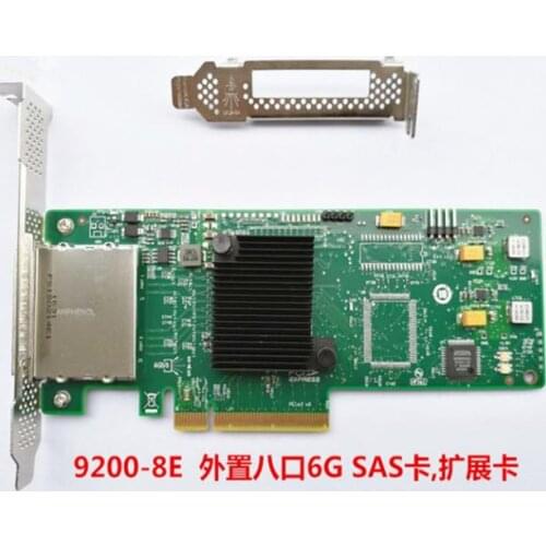 LSI00188 9200-8e 8Port External 6Gb/s PCI Express 2.0 X8 SAS/SATA Controller Card,SAS Cable not included