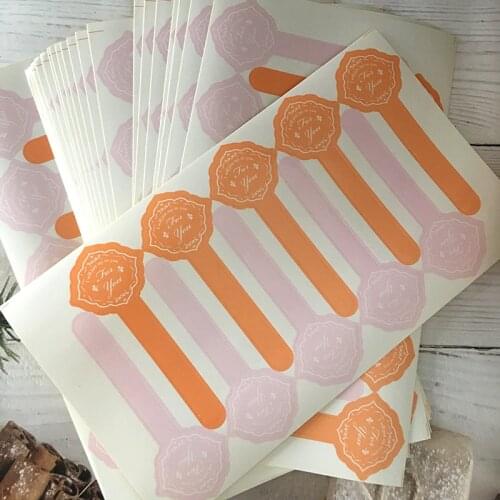 Ynaayu 60pcs/set Sticker For you Lollipop Seal Paper Packaging Label For Cookie Gift Stickers
