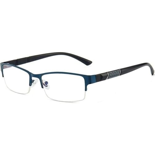 New Trend Reading Glasses Men And Women High Quality Half Frame Business Office Men Reading Glasses Diopters 0 +1.0 To +4.0
