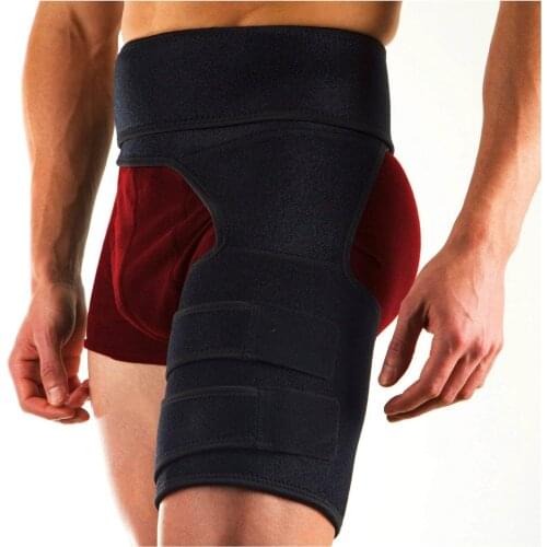Adjustable Groin Support Wrap Hip Joint Support Waist Groin Sacrum Pain Relief Strain Arthritis Protector Hip Thigh Brace