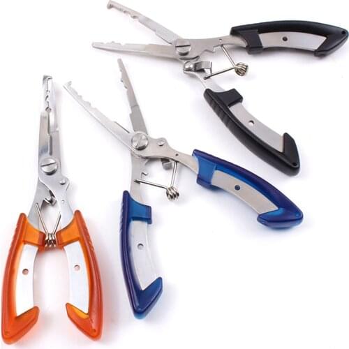Saltwater Stainless Steel Fishing Pliers Fish Grip Grippers Cutter Hook Remover Fishing Plier Fishing Tools for Fisherman