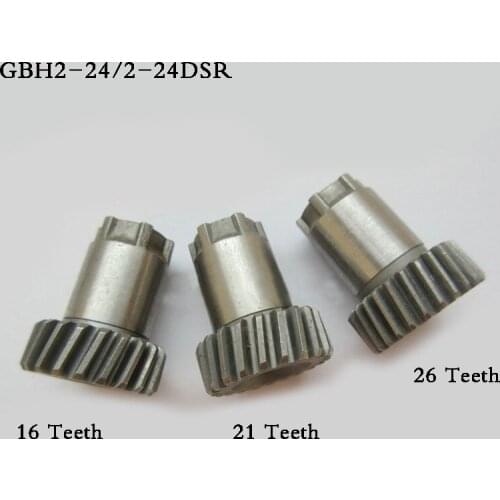 Electric hammer drive gear, 1# gear 21/26/16 teeth Gear parts for Bosch GBH2-24/GBH2-24DSR. Free Shipping
