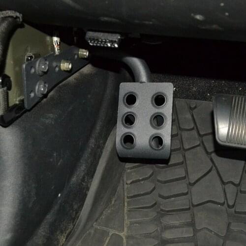 Steel Dead Pedal Left Side Foot Rest for Jeep Wrangler JK 2007-2017 Rubicon Sahara X Off Road Sport Accessories
