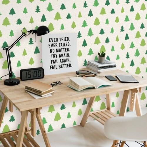 Forest Stencil Design, Painting Template 30x30 Cm, Walls, Tiles, furniture For Easy and Practical Pattern Application