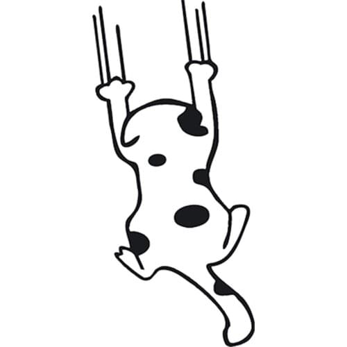 Bumper Sticker Cat Cat Animal Animal Adjustment Scratch Vinyl Car Packaging Accessories Product Decal Decoration