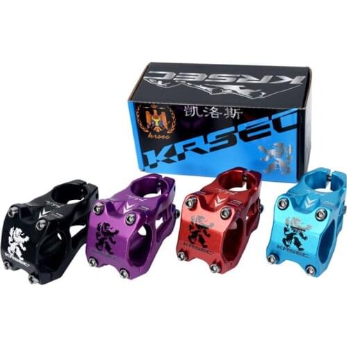 KRSCT Ultralight Short-Handle Stem 31.8mm Aluminum Alloy Bicycle Stem Downhill CNC milled Bike MTB Mountain Road Handlebar Stem