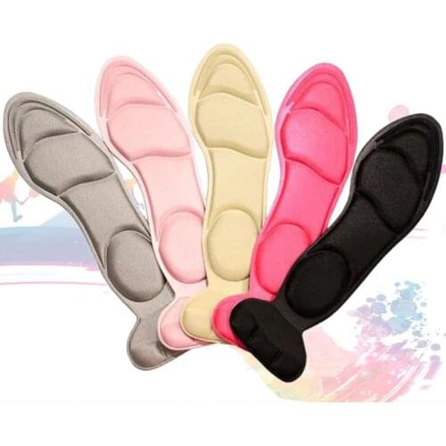 1 Pair Insole Pad Inserts Heel Post Back Breathable Anti-slip for High Heel Grip Shoe Can be cut New Shoe Accessories
