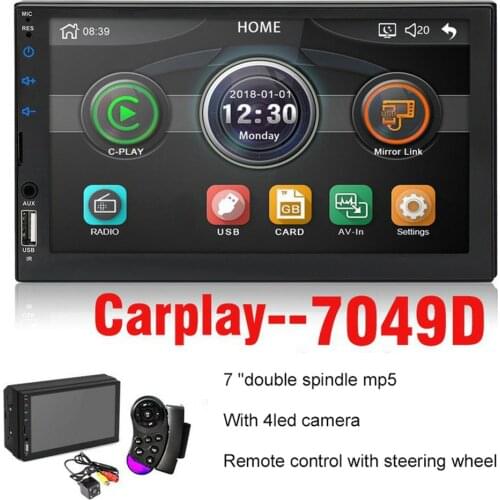 7 Inches Touch Screen Wireless Player Mobile Phone Mp5 Touch Screen With Camera Remote Control Steering Wheel Control