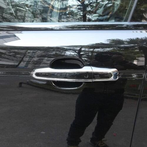 ABS Side Door Outer Handles Cover Trim 8pcs For Jaguar XE X760 XF X260 F-Pace F PACE X761 2016