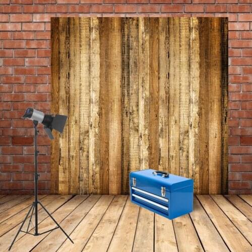 Retro Wooden Planks Backdrop Photography Background Cloth Photographic Props Material Durable Non-Peeling Color Noble Elegant