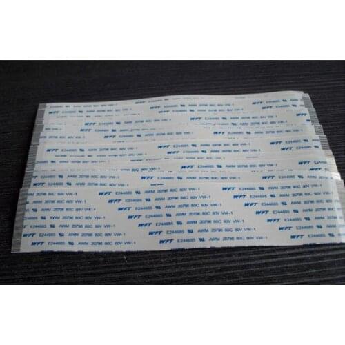 CUSTOMIZED ORDER : Flat Flex ribbon FFC cable 4 - 80 pin 30 - 1000mm long pitch 0.5mm 0.8mm 1.0mm 1.25mm awm vw-1