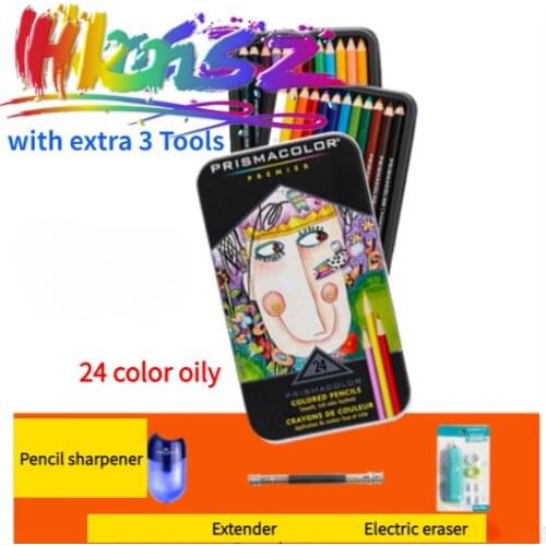 Prismacolor 12 24 32 36 48 72 132 150 prismacolor Premier oil Color pencil sanford drawing Pencil with extra tool