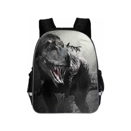 Cool Popular Animal Pattern Backpack For Children Jurassic Dinosaur World Kingdom Girls Boys Schoolbags Primary Mochila