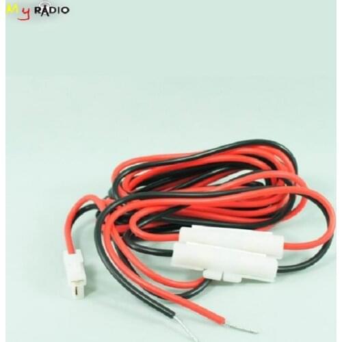 DC Power Copper Cord Cable 9.84ft for KENWOOD YAESU VERTEX ICOM T Shaped PG-2N OPC-346 series to Car Battery Installation Cable