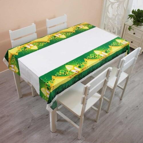 Muslim ramadan decoration Tablecloth PE moon star Patterns Printed Family Dinner Party Decoration Table Cloth 108x180cm