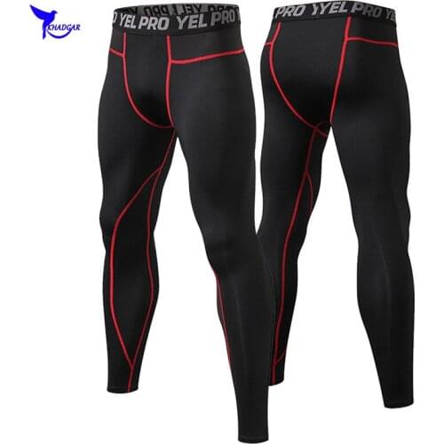 Mens Breathable Mesh Patchwork Sport Leggings Quick Dry Running Compression Pants Tights Fitness Sportswear Gym Skinny Trousers