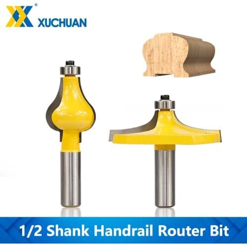 1/2'' Shank Armrest Handrail Router Bits Set Wood Milling Cutter Wood Router Bits