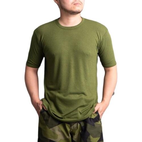 SMTP YJ10 Swedish army original physical training T-shirt military summer round collar short sleeve shirt British German T-shirt
