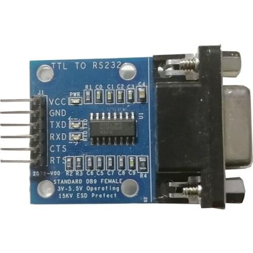 Serial Port Level Conversion SP3232 TTL to RS232 Mutual Conversion Male And Female RS232 to TTL Module
