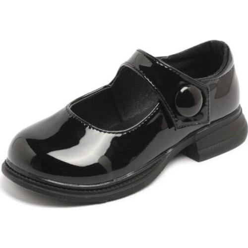 Kids Girls Leather Shoes School Girls Dress Sneakers Spring Autumn Wedding Party Dress Shoe For Girls