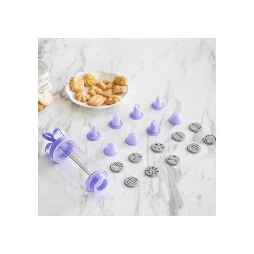 Cookie press blue cookie cutter cookie tools bakeware set cookie mounting patterns tools