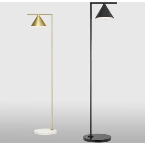 Nordic Art LED Floor Lamp E27 Modern Steel Rod Loft Tripot Standing Floor Lights Studio For Home Bedroom Living Room Switch