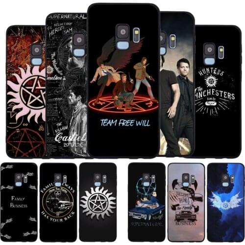 Supernatural tv show Black TPU Silicone Soft Phone Case For Samsung Galaxy S20 S10 S9 S8 Plus Lite NOTE 10 9 8 S7 EDGE