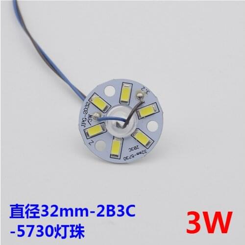 LED patch 5730 lamp ceiling lamps circular lamp board 3W LED tube light lighting accessories wholesale DIY