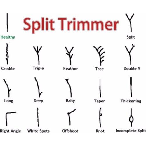 Hair Split Trimmer Flat Hair Weaver Split Trimmer Clipper Hair Care Tool Dropshipping USB Rechargable Electric Straight Hair