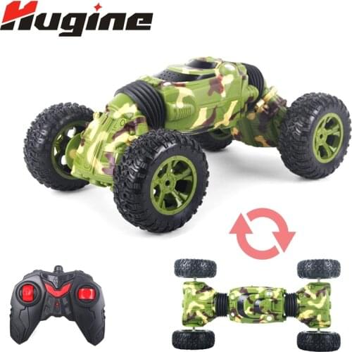 Remote Control Car 4WD Off-Road Vehicle Deformation Twisting Stunt Car Climbing Vehicle 2.4G High Speed Electric Kids Hobby Toys
