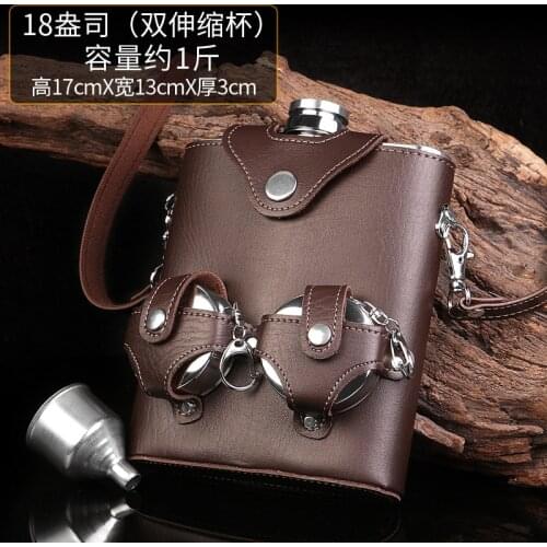 WHYOU Stainless Steel Flat Flasks