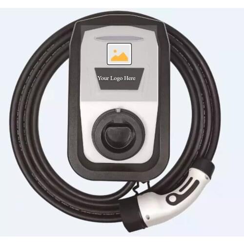 Level 2 32A EV charger for home use car fast charging with residual current protection
