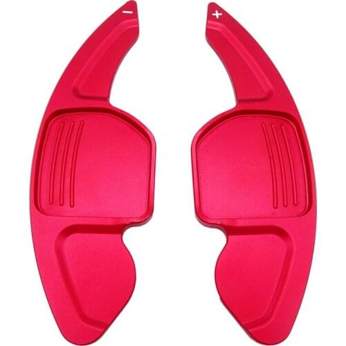1Pair for AUDI A3 S3 A4 S4 B8 A5 S5 A6 S6 A8 R8 Q5 Q7 TT DSG Car Steering Wheel Extension Shifters Shift Aluminum Shift Paddles