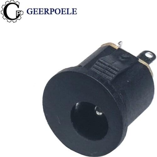 10 pcs/lot DC-022K 5.5*2.1 3 Pin 30V 0.5A Connectors Jack Socket Female Mount Plug Adapter Terminals Wire