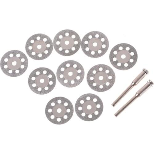 10pcs/lot Small 20mm Diamond Abrasive disc Dremel rotary tool Accessories diamond grinding wheel circular saw cutting disc