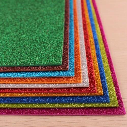 20pcs)A4 EVA Foam Paper Sheets Kindergarten DIY Craft Sponge Paper Handcraft Early Educational Foam Sheets Toys Without Sticker