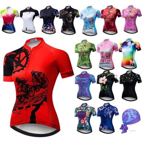 2021 Cycling Jersey Women Bike Shirts Top Ropa Ciclismo Quick Dry Summer Short sleeve Cycle Shirt MTB Bicycle Clothing Maillot