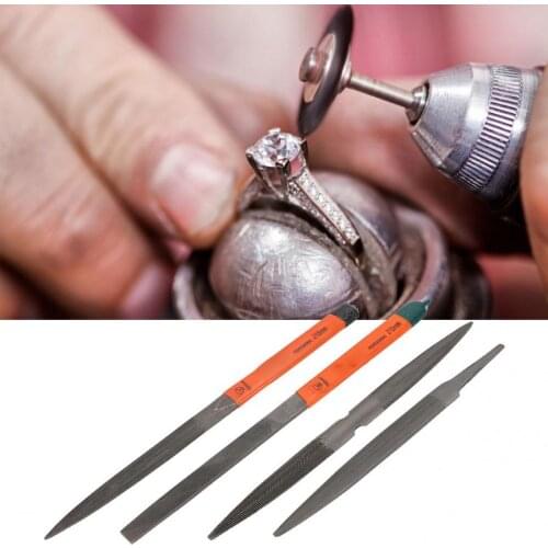 4pcs Files Set Gold Silver Jewellery Making Processing Grinding Tool Accessory Set for Jeweler Repairer Repairing Making Tool