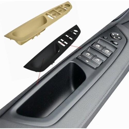 51416975793 left front door Interior door panel drivers seat button switch frame storage box For BMW E70 X5 E71 X6 2007-2014