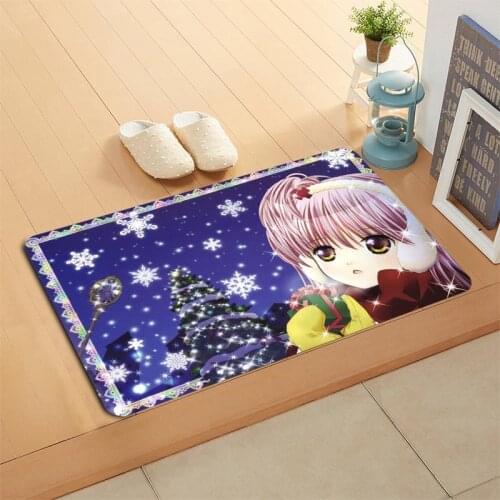 Anime Shugo Chara! Doormat Floor/Bath/Beach Mat Flannel Sponge Fabric 3D Printed Shaggy Custom Decoration For Bedroom 0629