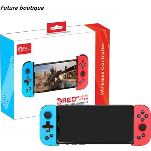 X6 Pro Telescopic Bluetooth Game Controller Wireless Gamepads For IOS Android Mobile Phone PC Win7 / 8/10 Game Trigger Joysticks