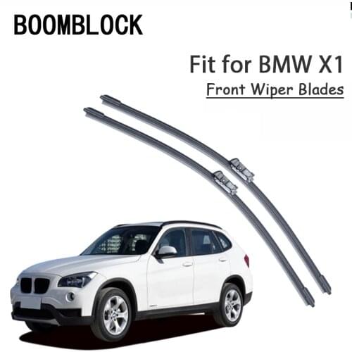 BOOMBLOCK 2PCS High Quality Front Windshield Wiper Blades For BMW X1 F48 E84 2017 2016 2015-2009 Accessories