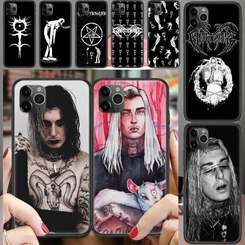 Ghostemane Mercury Retrograde Phone Case Cover Hull For iphone 5 5s se 2 6 6s 7 8 12 mini plus X XS XR 11 PRO MAX black trend